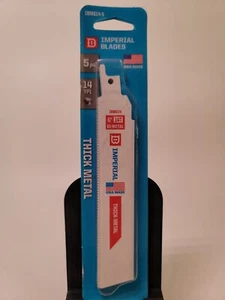 Imperial Blades IBM614-5 Extreme Metal 6'' 14 Tpi Thick Metal Blade 5Pc - Picture 1 of 2