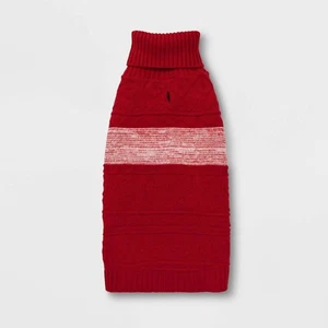 Suéter de punto liso de cuento de hadas para gato y perro M mediano rojo mascota Wondershop - Imagen 1 de 2