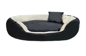 Hundebett XXL Hundekissen Hundekorb Hundesofa Hundedecke schwarz wasserdicht - Bild 1 von 6