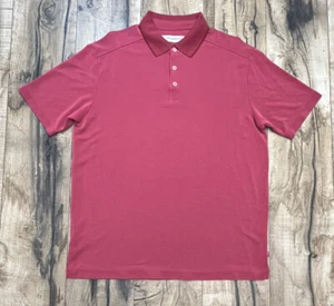 Polo golf Tommy Bahama doppio diamante manica corta poliestere modal rosso grande. - Foto 1 di 14