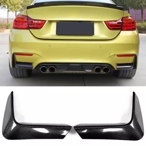Difusor trasero para BMW M3 F80 M4 F82 F83 15-20 parachoques carbono aletas splitters - Imagen 1 de 8