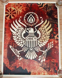 Shepard Fairey Keep It Underground Art Print Serigraph Poster S/# 450 Obey Giant - Picture 1 of 6