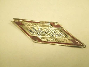 Vintage Nassau Bicycle Head Badge Emblem Baker Murray and Imbrie Inc New York #2 - Picture 1 of 9