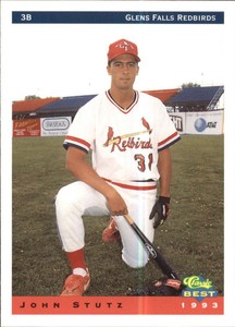 1993 Glens Falls Redbirds Classic/Best #26 John Stutz