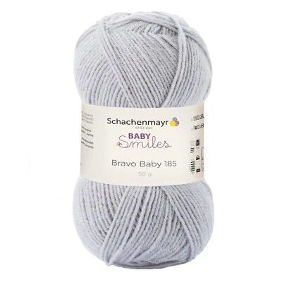 Bravo Bambino 185 - Sorrisi Di Schachenmayr Colore 01090 50 G / Circa 184 M Lana - Immagine 1 di 4