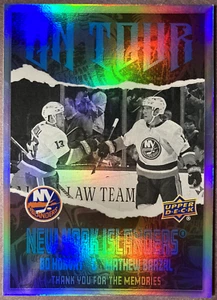 2024-25 Upper Deck On Tour #OT-14 Bo Horvat & Mathew Barzal New York Islanders - Picture 1 of 1