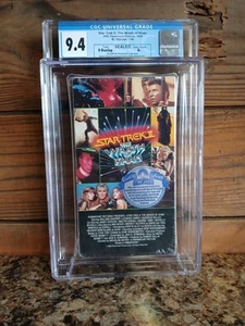 Star Trek 2: The Wrath of Khan CGC Graded 9.4 A+ Seal 1989 Release - Picture 1 of 4