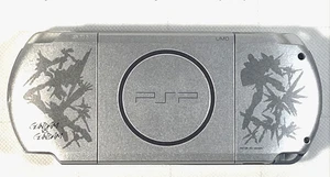 SONY PSP-3000 Gundam VS Gundam Edition Silver Console Tested w/ Battery, Charger - Picture 1 of 14