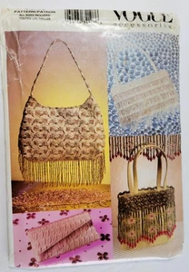 2001 Vogue accessories Pattern 327 Beaded Evening Bags 4 Designs - Picture 1 of 4
