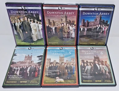 Регион 1 Downton аббатство полный серии DVD лот сезон 1-6 PBS (оригинальный Великобритании ed.) - Изображение 1 из 4