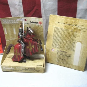 SCHLEICH World of Knights 70018 retired figure Red Prince on Horse w/ Sword '07 - Picture 1 of 2