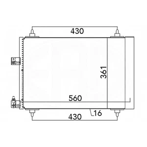 Condenser CG529G QCN96D 945070 817465 817464 35443 53464 922420 260051 94560 - Picture 1 of 2