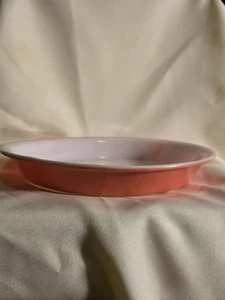 Vintage Pyrex Flamingo Pink 9" Round Pie Plate Baking Dish See Description - Picture 1 of 12