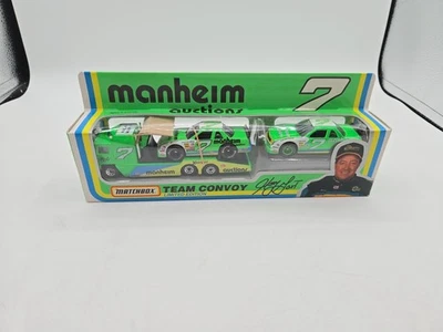 Matchbox Team Convoy Harry Gant Manheim Nascar Transporter #7 AUTOGRAFIADO Foto 1 de 4