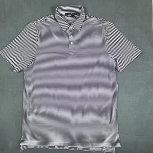 RLX Ralph Lauren Polo Shirt Mens XL Striped Golf Performance Stretch - Picture 1 of 10