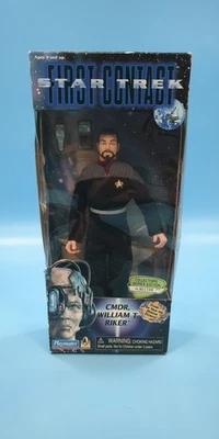 Star Trek Primer Contacto Cmdr. Figura William Riker Collector Series Nuevo en Caja Juguete 1996 Foto 1 de 4