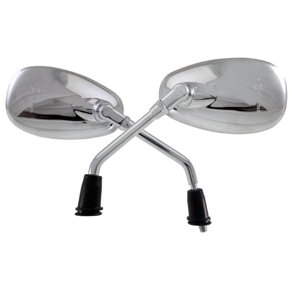 COPPIA SPECCHIETTI RETROVISORI DX SX CROMATI KYMCO PEOPLE ONE 125 2013-2016 - Immagine 1 di 1