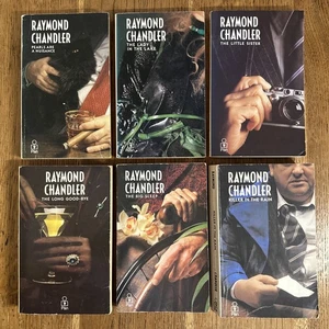 Raymond Chandler 6 Vol UK Pan Matching PB Set: Pearls - Little Sister - Good-Bye - Bild 1 von 23