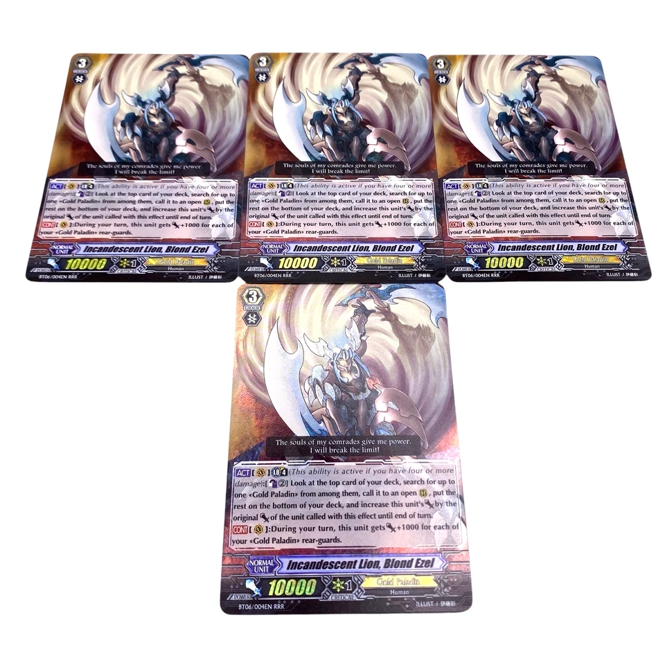 100% AUTHENTIC Incandescent Lion, Blond Ezel rrr bt06 Breaker of Limits Vanguard - Image 1 of 4