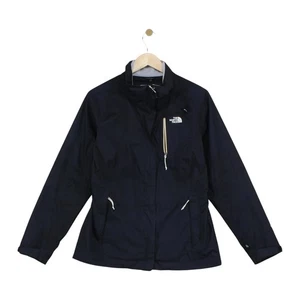 North Face Hyvent Waterproof Jacket Womens Size M Black Outdoor Hiking Casual - Picture 1 of 15