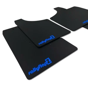 rallyflapZ | Mud Flaps Mudflaps FIT: ABARTH 500 595 695 Black 3.2mm PVC*G RF-NB - Picture 1 of 13