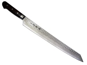 Takayuki Sakai Yanagiba 300mm V Gold No.10 Damascus 17 layer Kitchen Knife - Picture 1 of 8