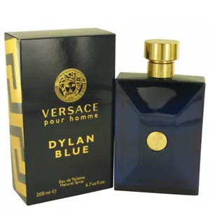 Versace Pour Homme Dylan Blue Men's Cologne 6.7oz/200ml Eau De Toilette Spray - Picture 1 of 4