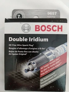Bosch Spark Plug 9657 OE Double Iridium Fine Wire, box of 4 - Bild 1 von 4