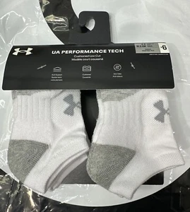Boys Toddler Under Armour Socks Performance Tech Size 10.5-13k 6 Pack - Picture 1 of 3