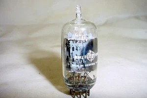 GE 5965 Tube - gray long plates, 2 side O getters, tested NOS balanced sections - Picture 1 of 4