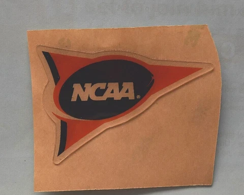 RARE Auburn Tigers AUTHENTIC 2012-2014 SMALL LETTER "NCAA" PENNANT DECAL Cover