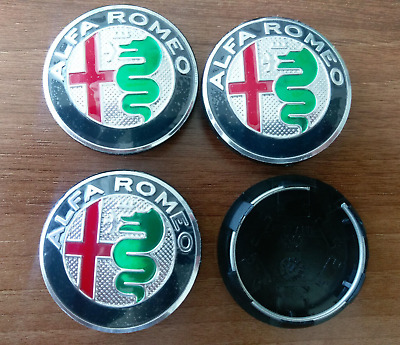 Set of 4pcs Alfa Romeo 50mm NEW DESIGN HUB CA...