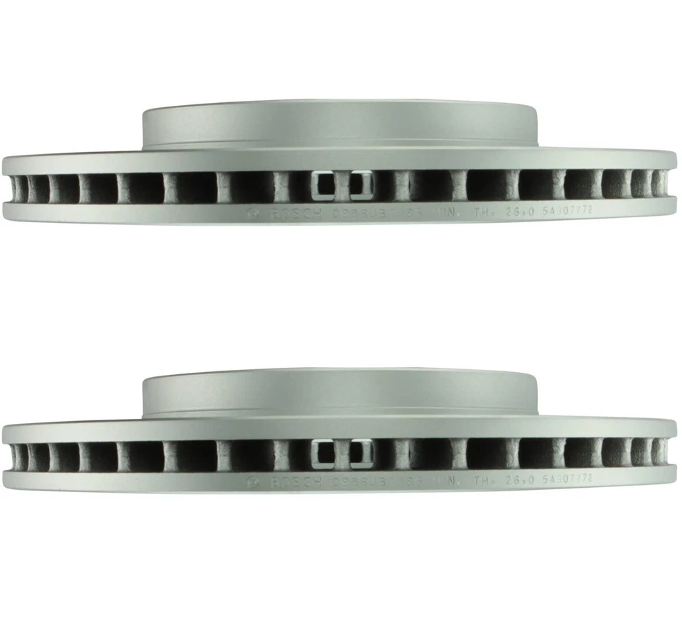 Juego de 2 pares de rotores de freno de disco delanteros Bosch QuietCast para RX330 RX350 Highlander Foto 1 de 1