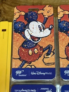 Mickey Mouse Luggage Tag Walt Disney World AAA Travel Vacations Souvenir - Picture 1 of 8