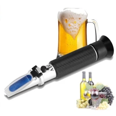 Refraktometer Bier Würze Zucker Gehalt Winzer Prüfgerät Brix 0-32% 1.000-1.130 - Bild 1 von 4