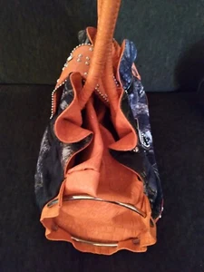 Used one week! Bright Neon Orange & Camo Purse,Straps, Ring sides,Stud Buckle! - Picture 1 of 7