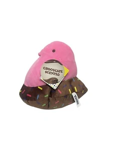 Peeps Chocolate Scented Easter Plush Pink Chick Stuffed Animal 7” New NWT - Picture 1 of 7
