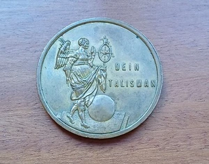 Scarce Germany Historical Zodiac Calendar Talisman Bronze 1950 Medal, Scorpion - Picture 1 of 10