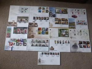 Year Set 2009 GB FDCs - all spec HS - no extra mini sheets  (17) - Picture 1 of 1