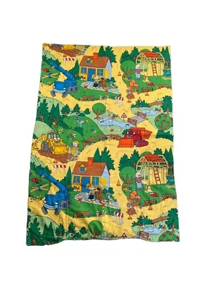 Б/У В ОТЛИЧНОМ СОСТОЯНИИ BOB THE BUILDER/ROLLY/SCOOP/LOFTY/MACK ОДЕЯЛО КАРМАН ДЛЯ НОГ 58 дюймов x 40 дюймов - Изображение 1 из 3