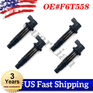 4x Ignition Coils F6T558 US Set For Yamaha MT-07 1WS 14-17/R1 YZF-R1 2002-2006