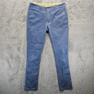 O'Neill Pants Mens Size 30 Blue Slim Straight Chino Flat Front - Image 1 of 4