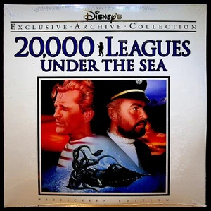 20,000 Leagues Under the Sea 1954 Sci-Fi Movie 1994 Laserdisc LD Mint Sealed - Picture 1 of 2