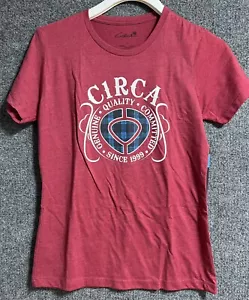Circa Select Skateboard Genuine Plaid Icon Tee T Shirt Red Women’s Large Lg NWT - Picture 1 of 6