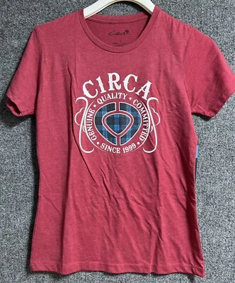 Camiseta Circa Select Skateboard Genuina Icono a Cuadros Roja Para Mujer Grande Lg Nueva con Etiquetas Foto 1 de 4