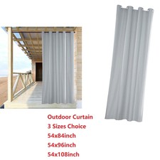 Tülle Top Patio Blackout Outdoor Vorhänge Panel wasserdicht Tuch für Veranda