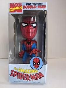 2008 Funko Wacky Wobbler the Amazing Spider-Man Bobble Head Marvel Comics - Picture 1 of 7