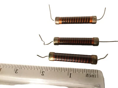 (3)  victoreen  20m 10% 6623 6646 6649 259VO23B02 vintage resistors - Image 1 of 3