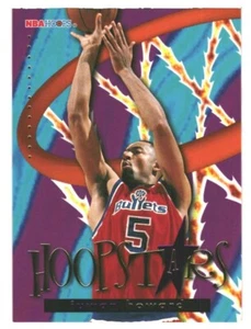 1995-96 NBAHOOPS HOOP STARS INSERT # HS11 - JUWAN HOWARD - WASHINGTON BULLETS - Picture 1 of 2