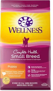 Wellness Complete Health Natural Dry Small Breed Puppy Food, Turkey, Salmon & - Picture 1 of 11